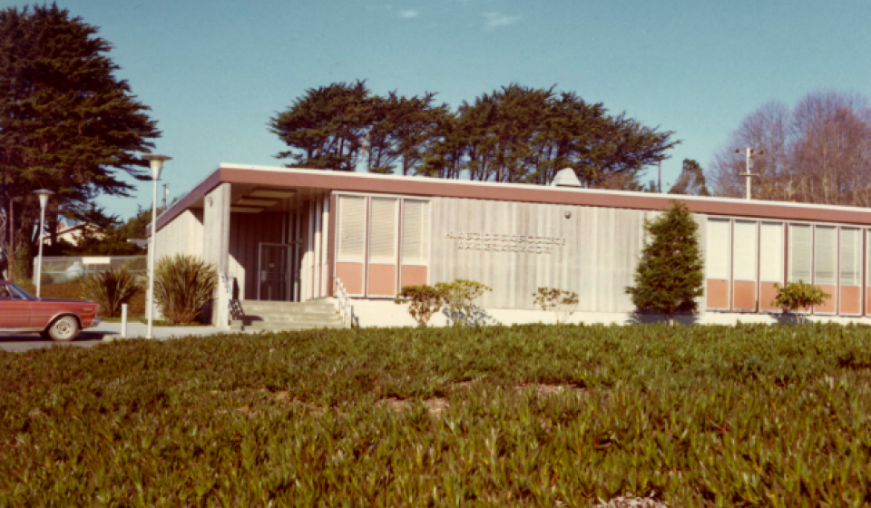 Late 1960s/early 1970s photo of the building before the expansion